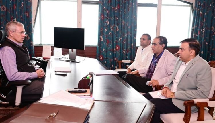 Chief Minister Omar Abdullah meets delegations, individuals at Civil Secretariat